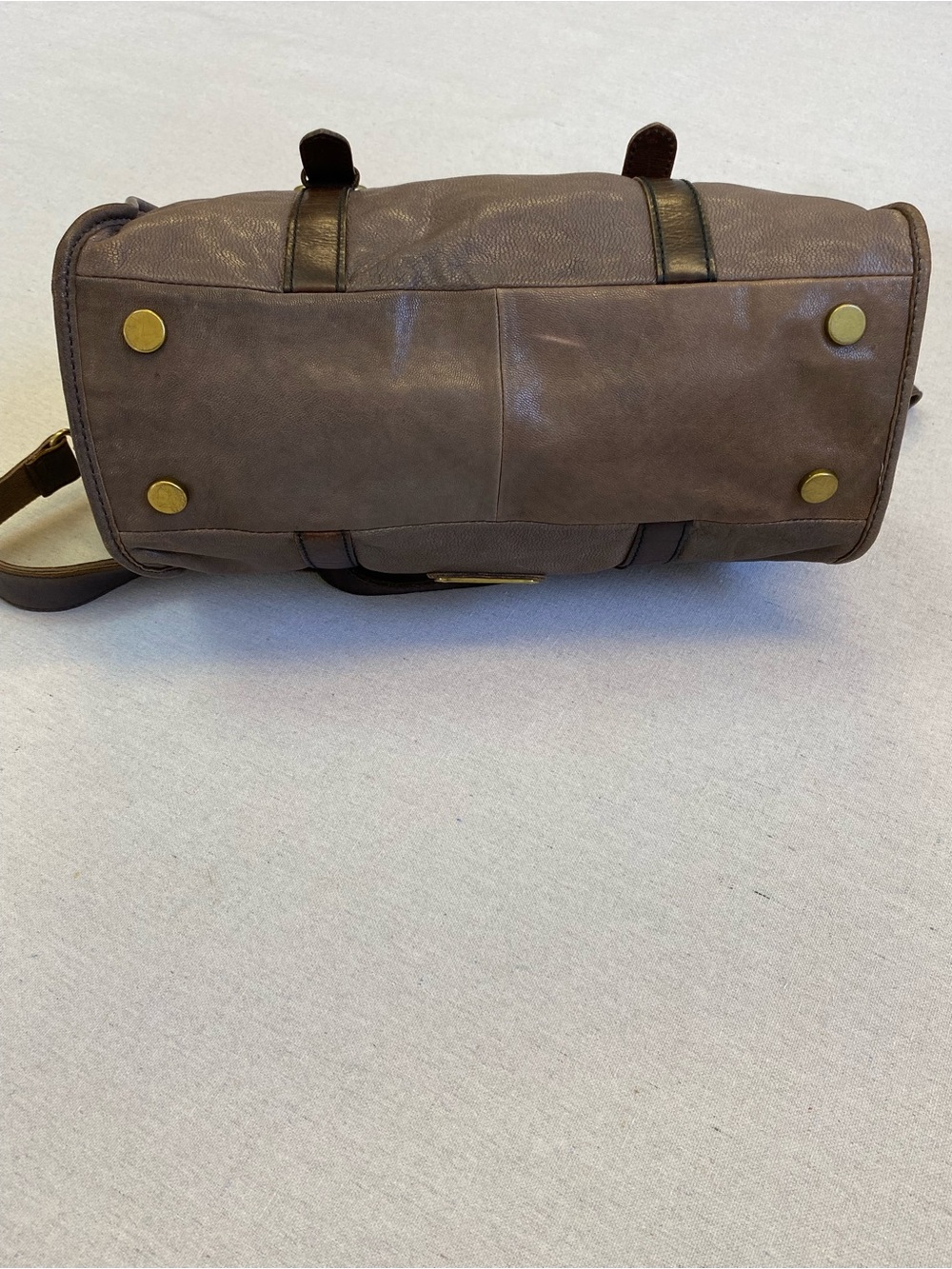 Fossil Maddox Vintage Handbag Satchel Purse Bag Leather - Picture 3 of 14